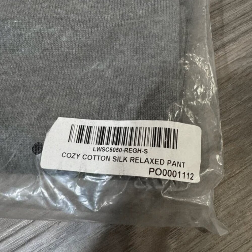 LUNYA COZY COTTON SILK RELAXED WIDE LEG LOUNGEWEAR PANT - NEW - Picture 8 of 14